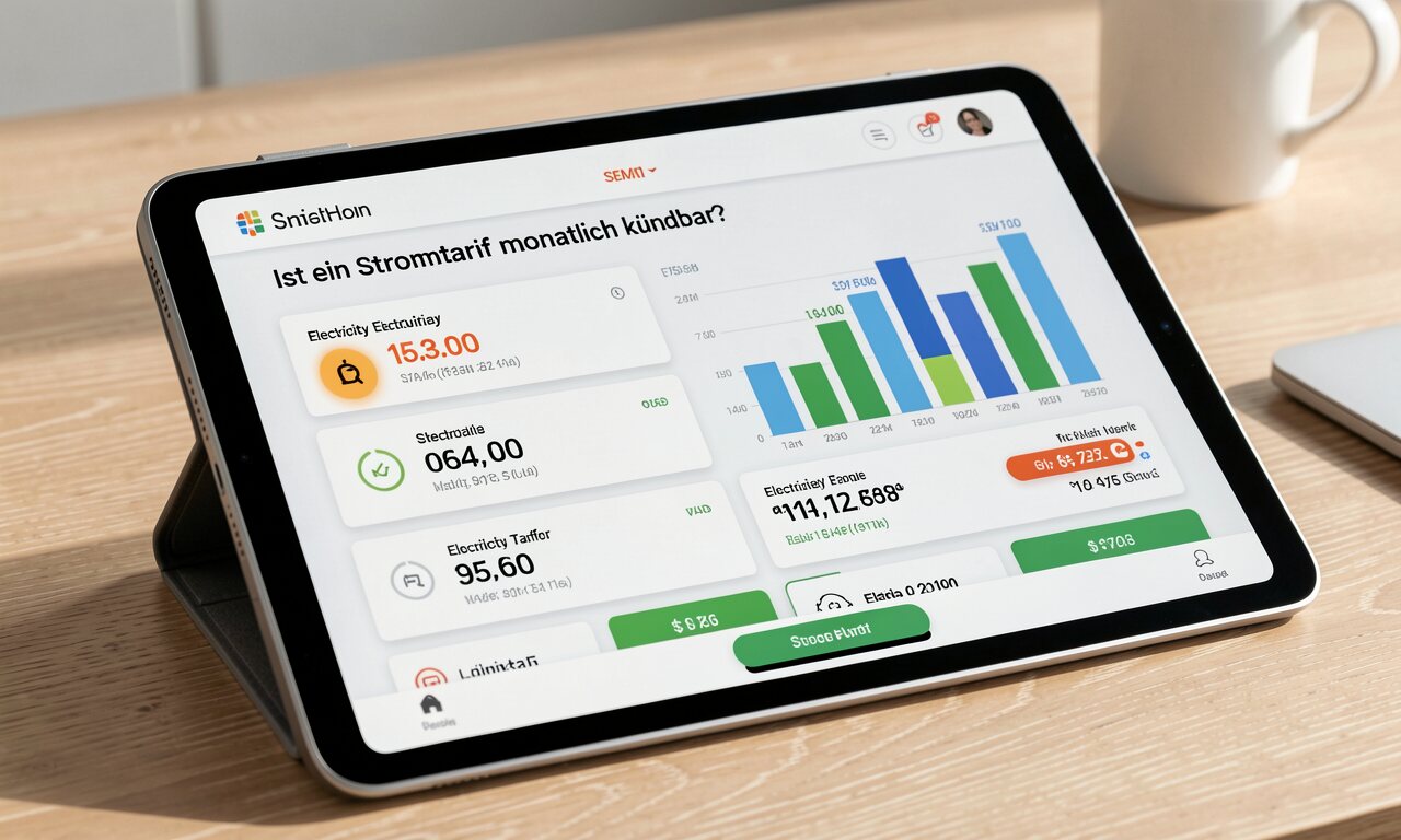 Ist ein Stromtarif monatlich kündbar?