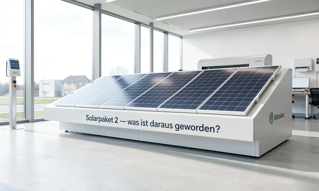 Solarpaket 2 — was ist daraus geworden?