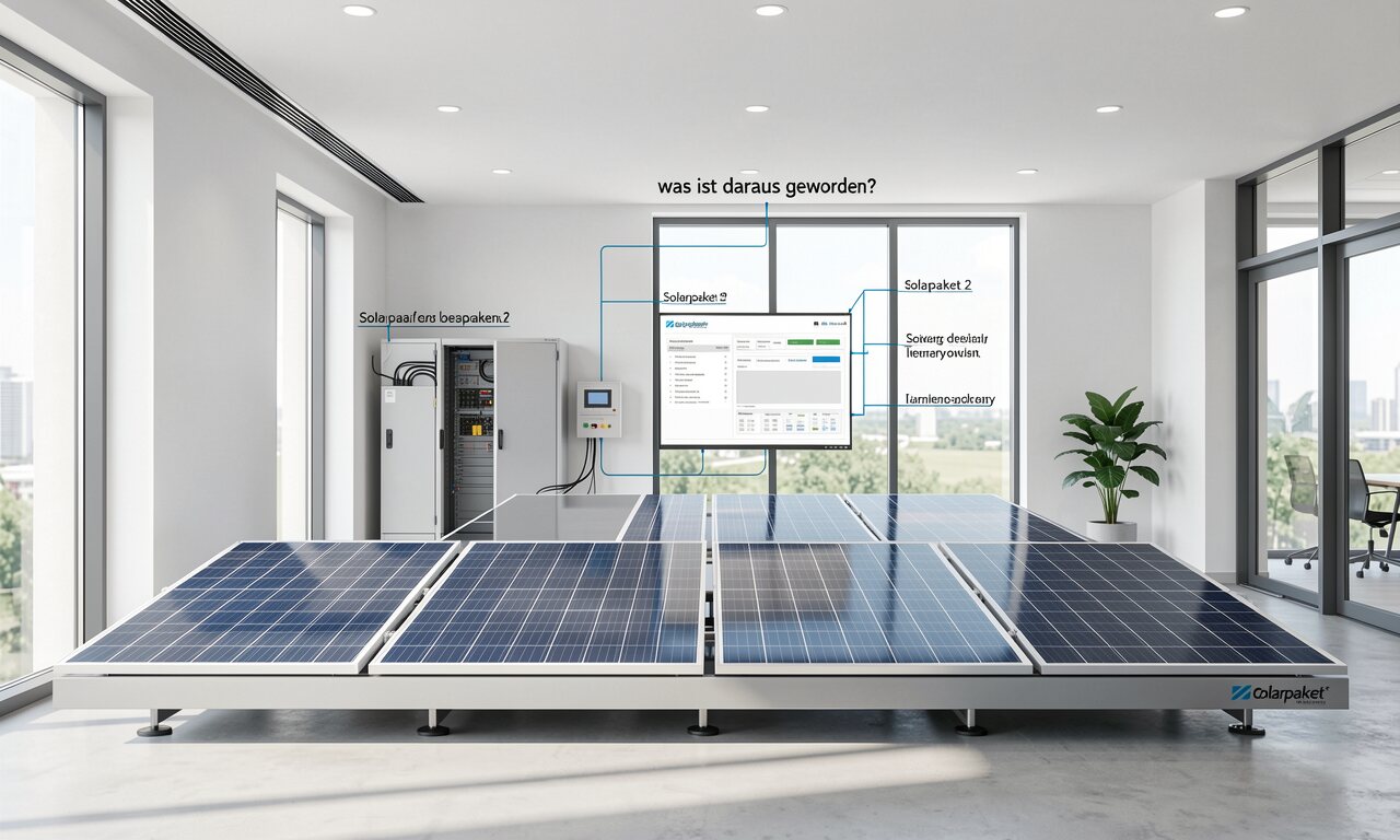 Solarpaket 2 — was ist daraus geworden?