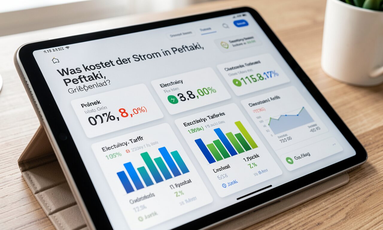 Was kostet der Strom in Peftaki, Griechenland?