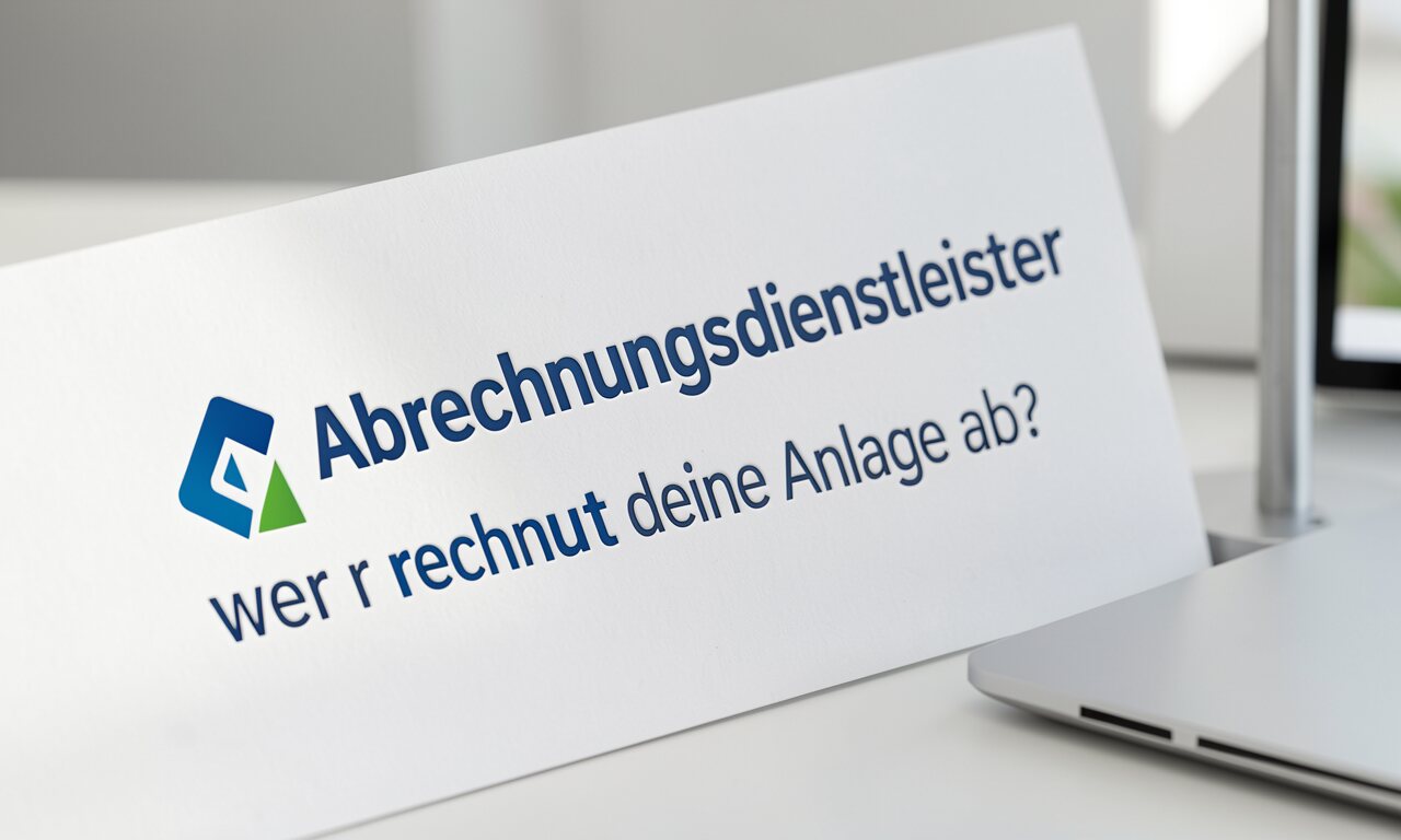 Abrechnungsdienstleister in der Energiewirtschaft — wer rechnet deine Anlage ab?