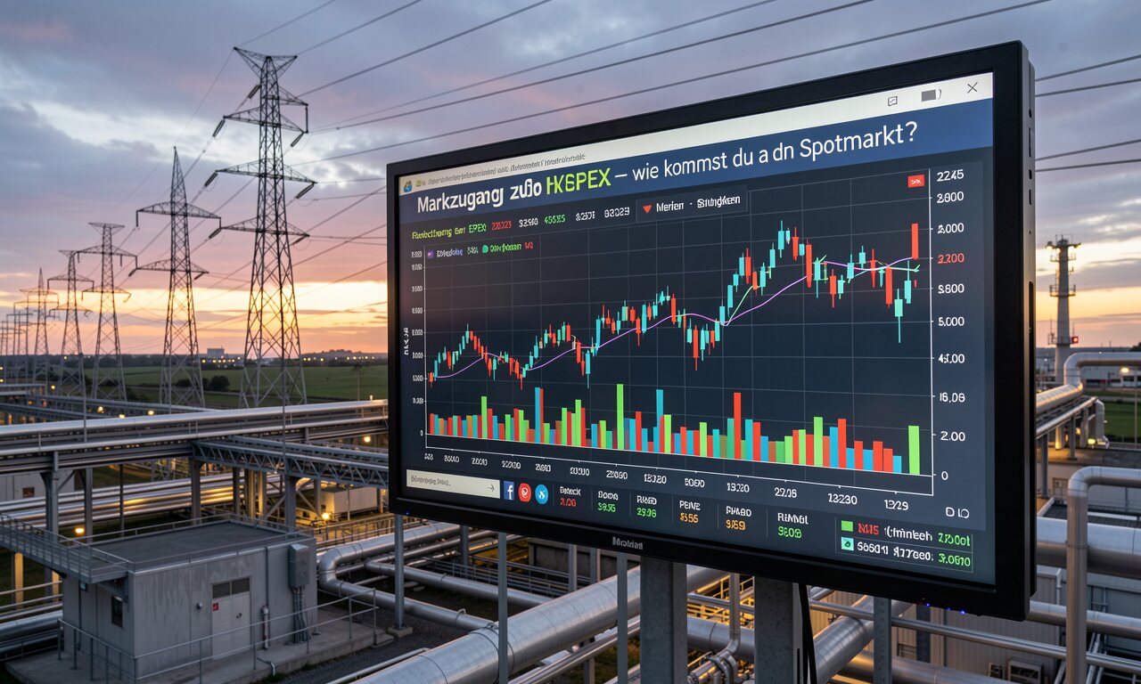 Marktzugang zur EPEX – wie kommst du an den Spotmarkt?