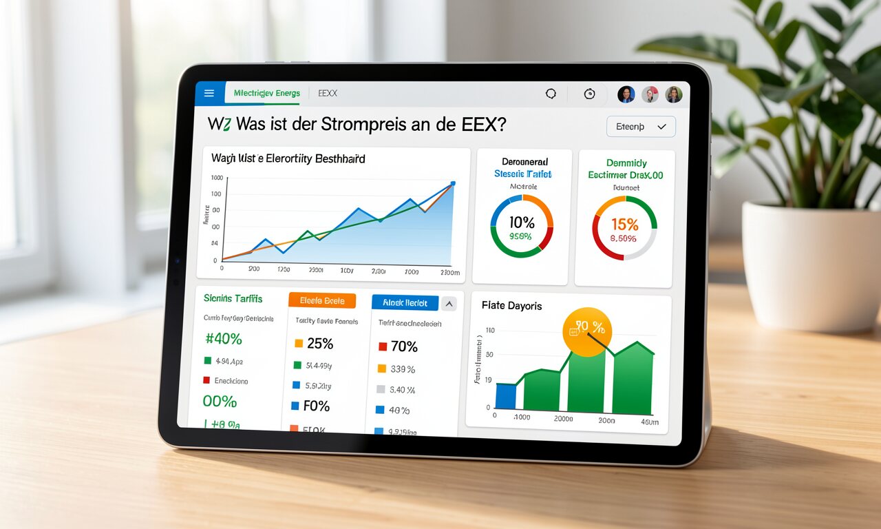 Wie verläuft der EEX Strompreis im Jahresverlauf?