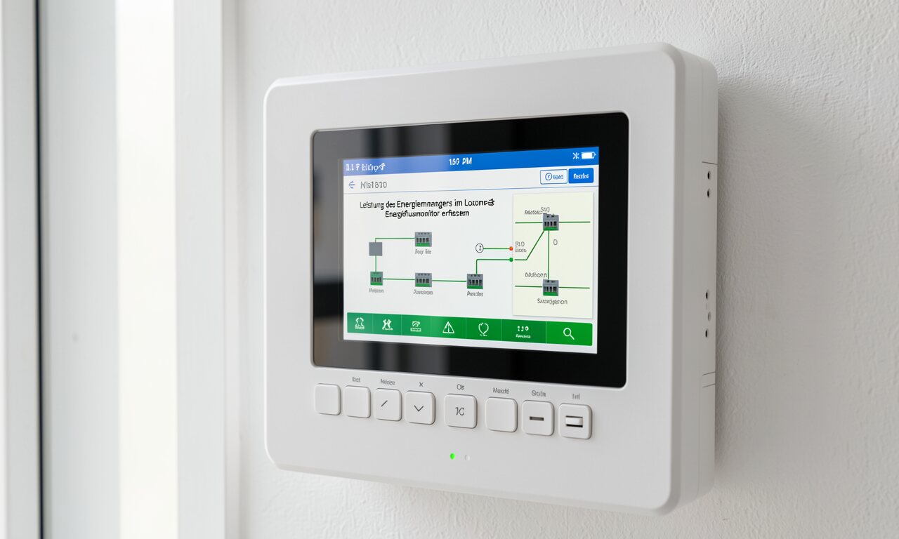 Leistung des Energiemanagers im Loxone-Energieflussmonitor erfassen
