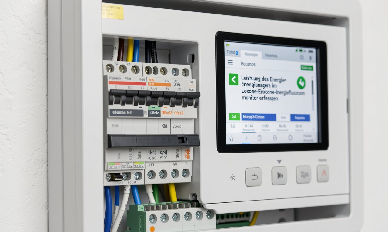 Leistung des Energiemanagers im Loxone-Energieflussmonitor erfassen