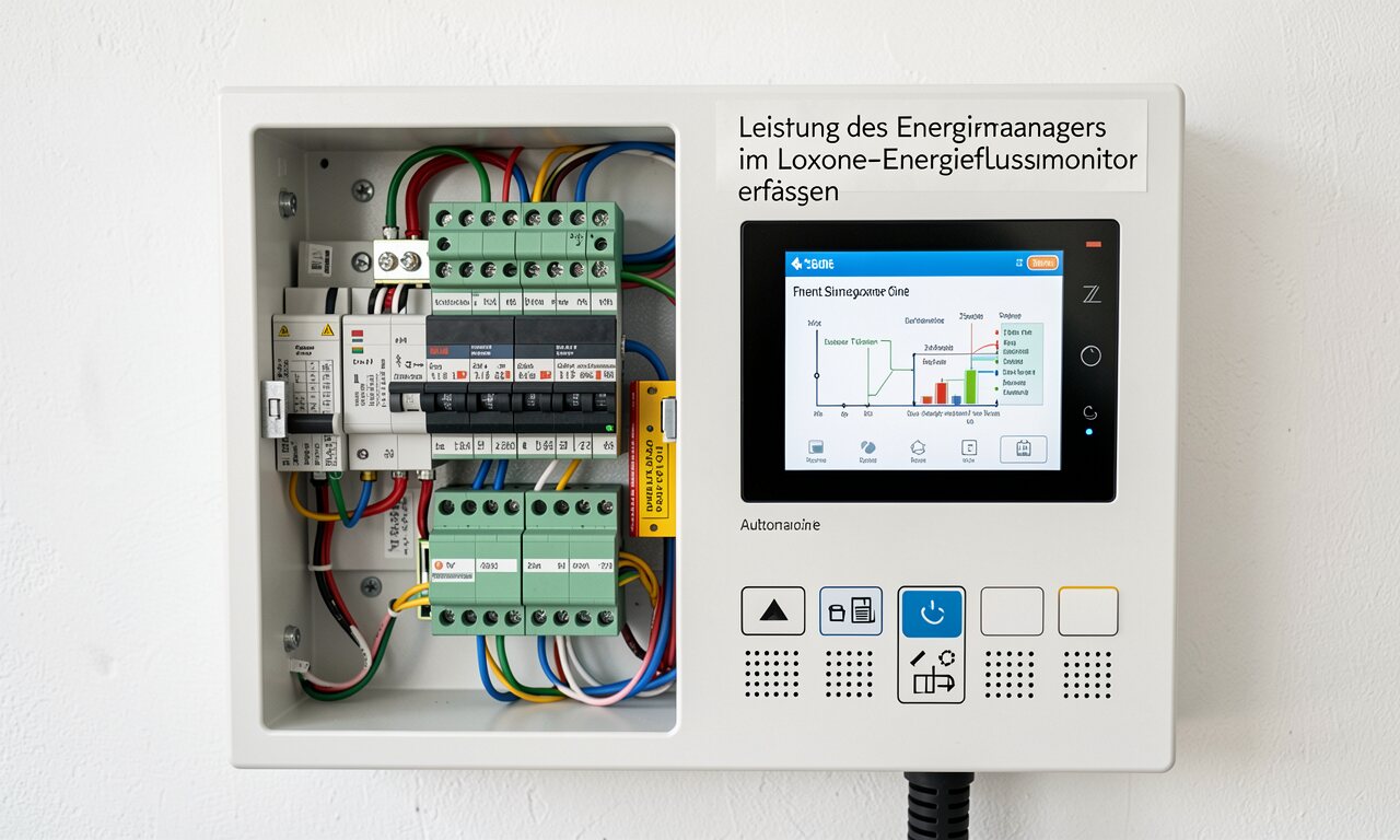 Leistung des Energiemanagers im Loxone-Energieflussmonitor erfassen
