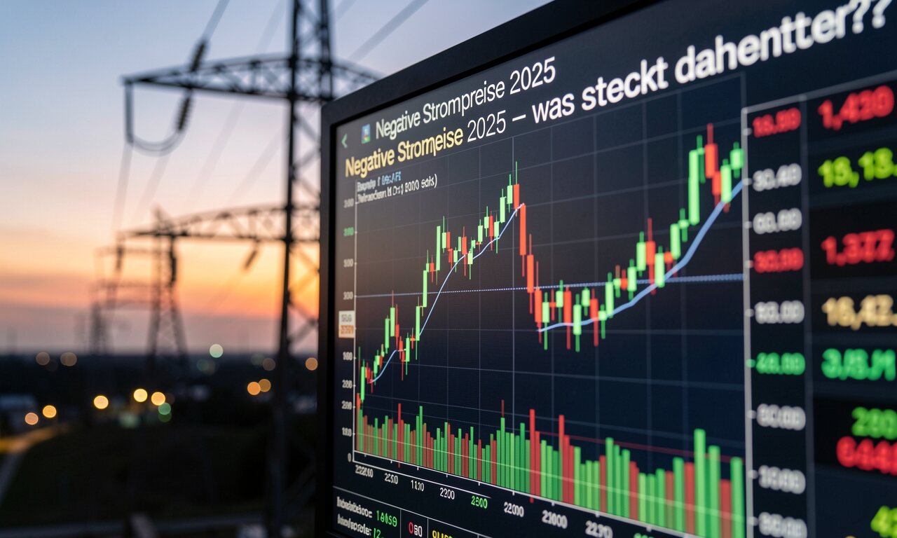 Negative Strompreise 2025 – was steckt dahinter?