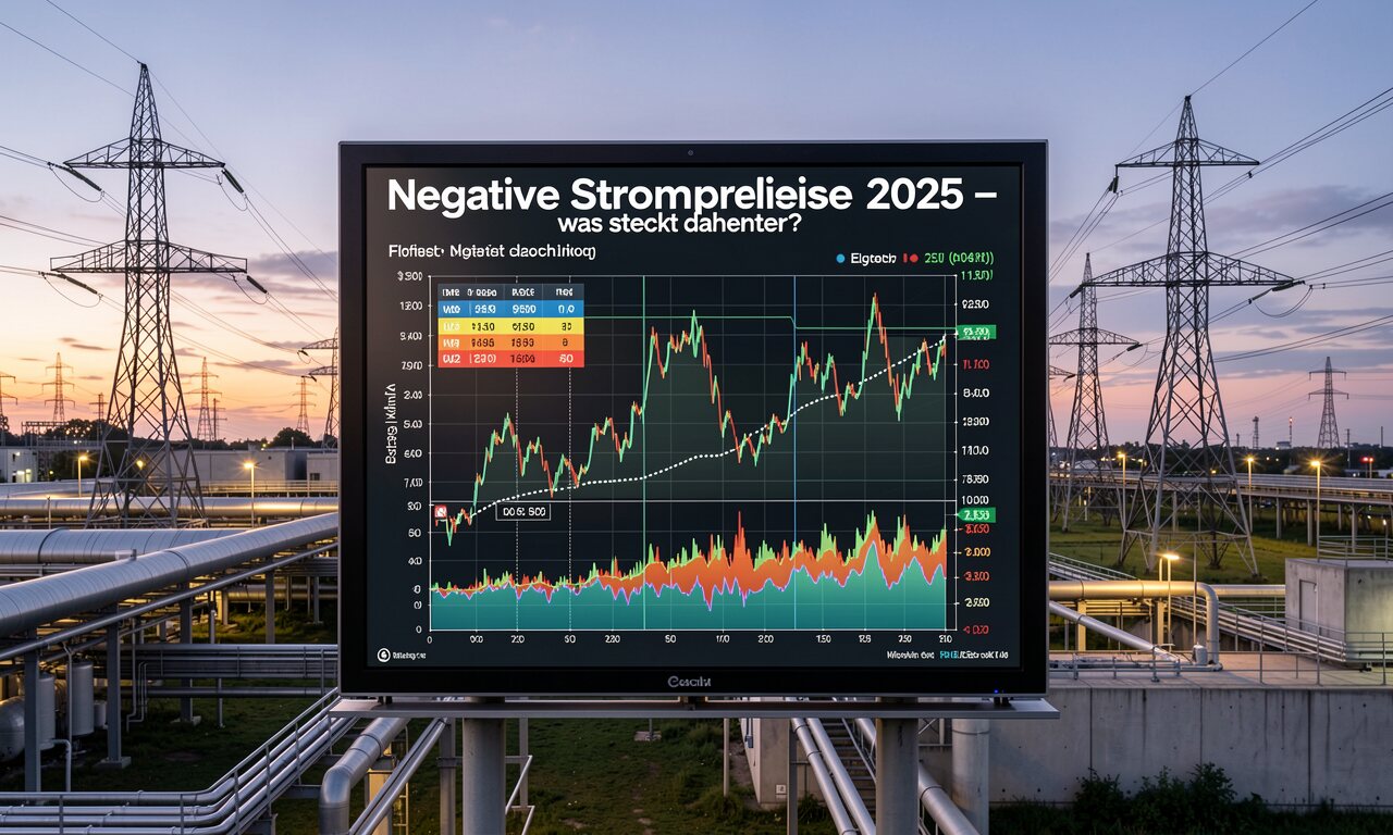 Negative Strompreise 2025 – was steckt dahinter?