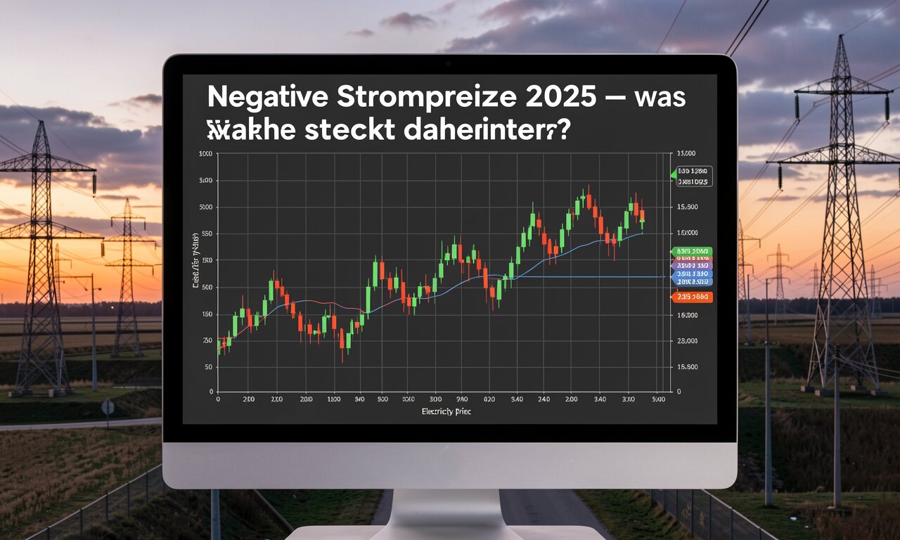 Negative Strompreise 2025 – was steckt dahinter?