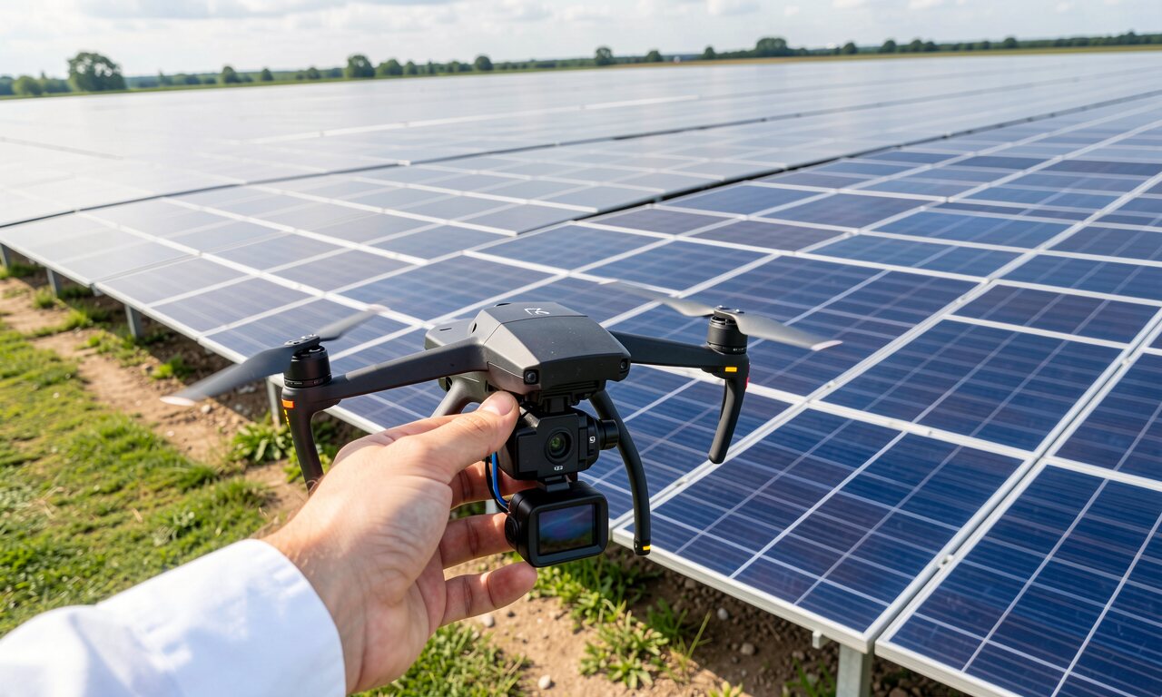 Drohne für die Solarinspektion: So funktioniert die Prüfung