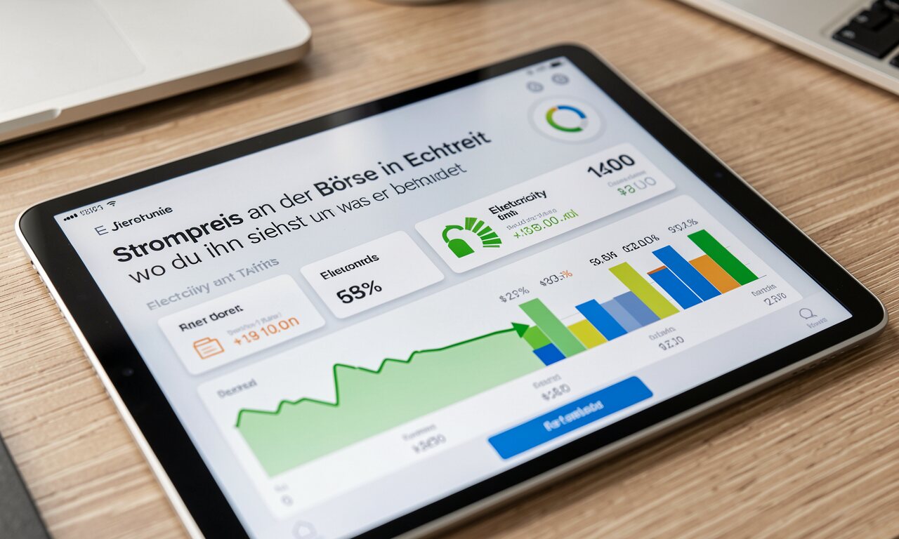 Strompreis an der Börse in Echtzeit — wo du ihn siehst und was er bedeutet