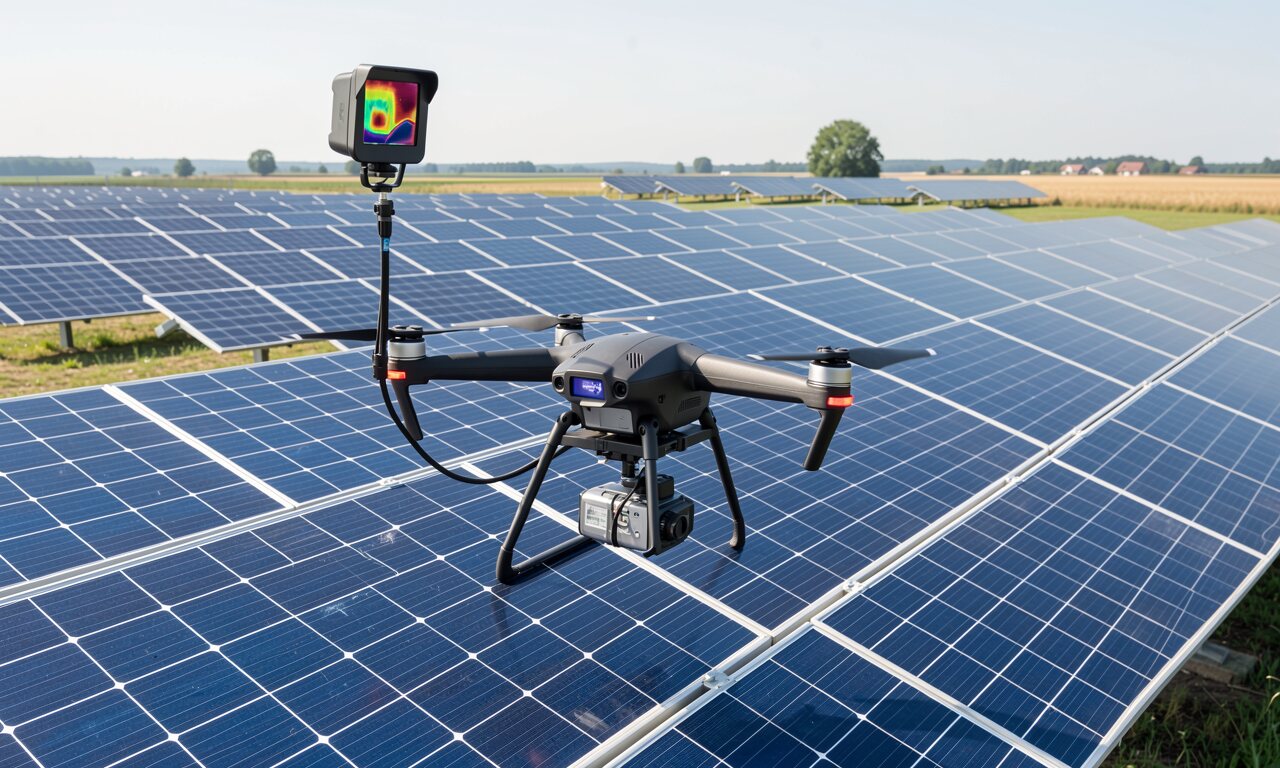 Thermografie-Drohne für PV: So findest du Fehler schnell