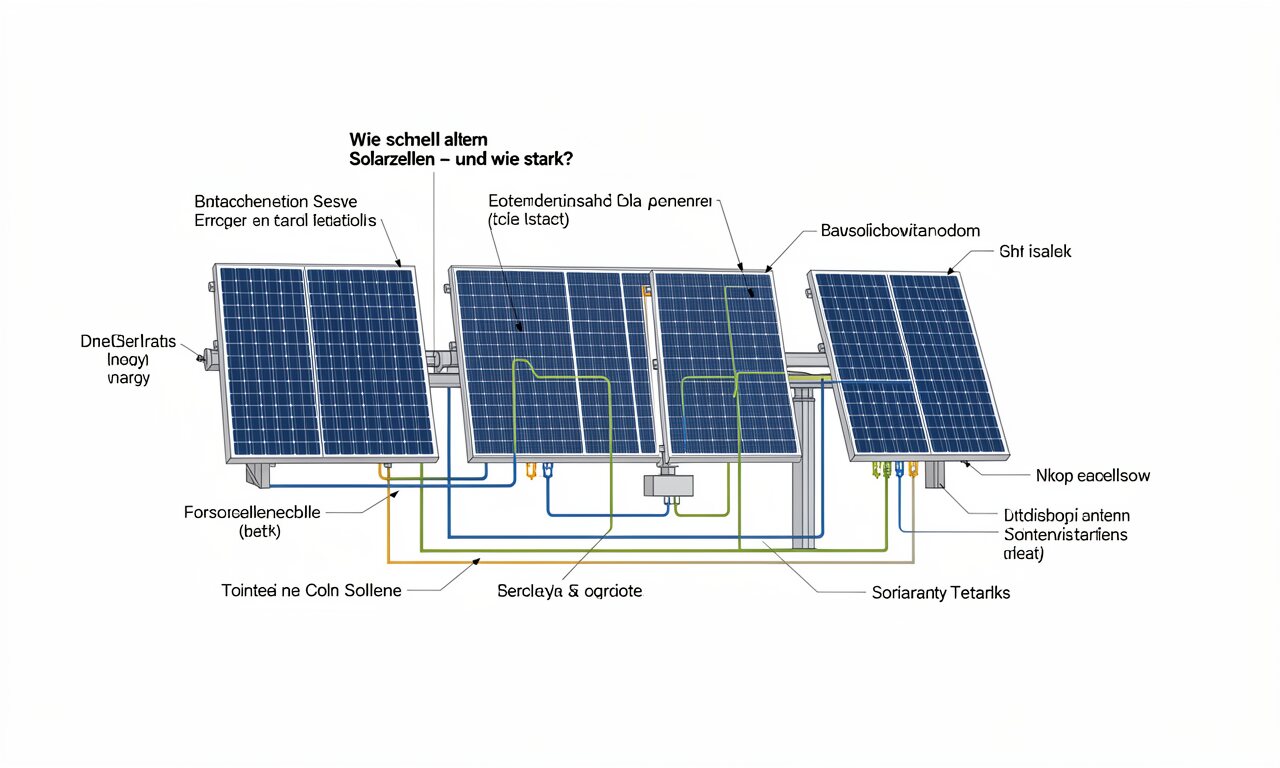 Wie schnell altern Solarzellen – und wie stark?