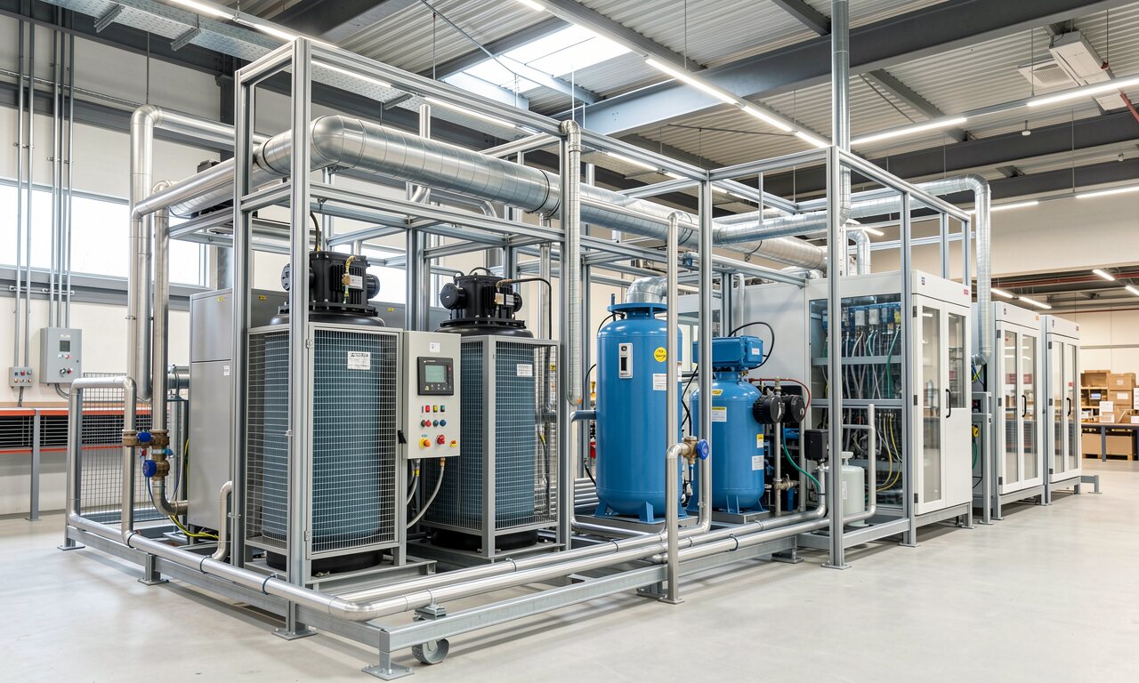Welche Temperatur haben die Kühlregale im Einkaufscenter?