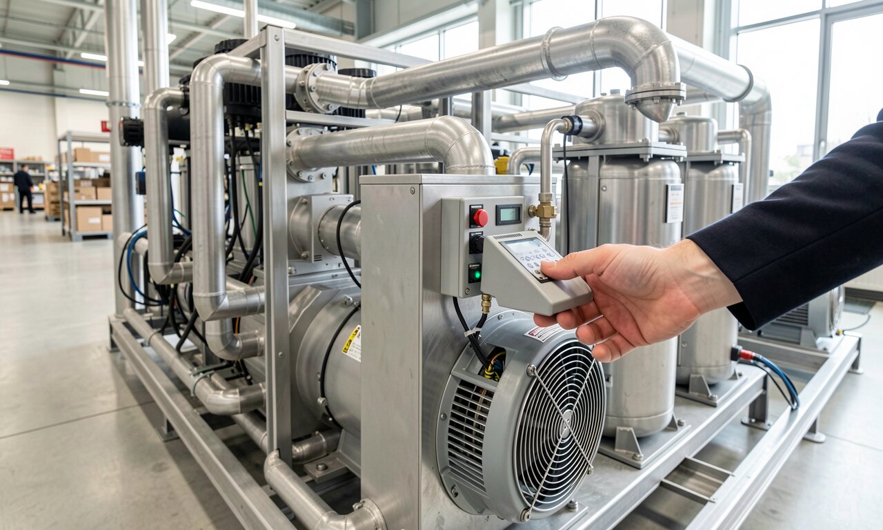 Welche Temperatur haben die Kühlregale im Einkaufscenter?