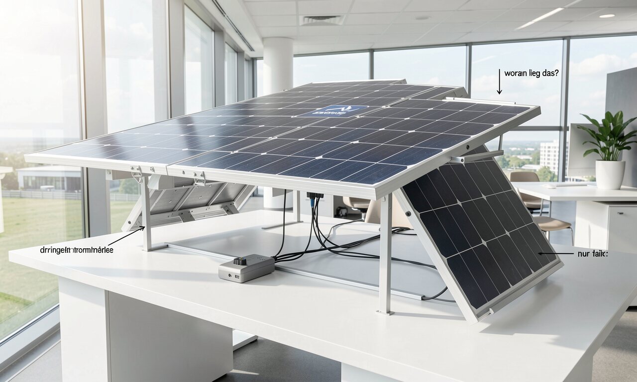 Solarpanel hat nur geringe Stromstärke – woran liegt das?