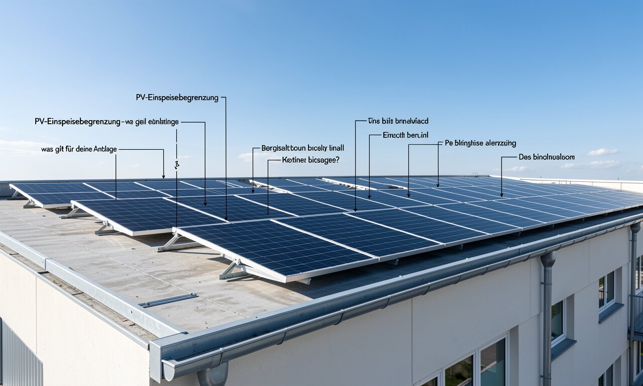 PV-Einspeisebegrenzung – was gilt für deine Anlage?