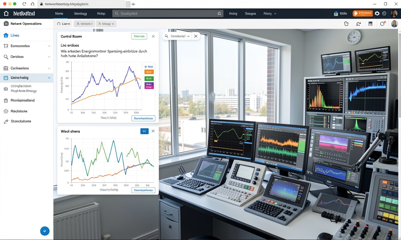 Wie erkennen Energiemonitore Spannungseinbrüche durch hohe Anlaufströme?