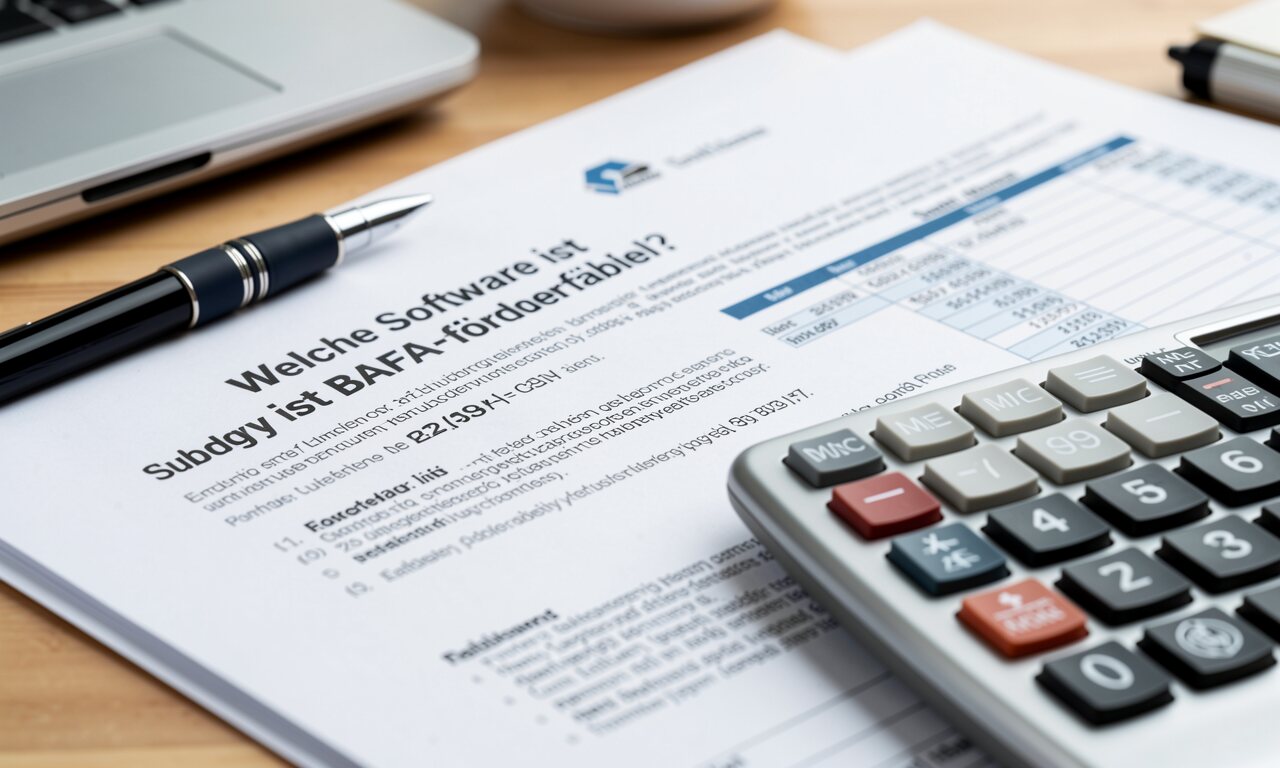 Welche Software ist BAFA-förderfähig?