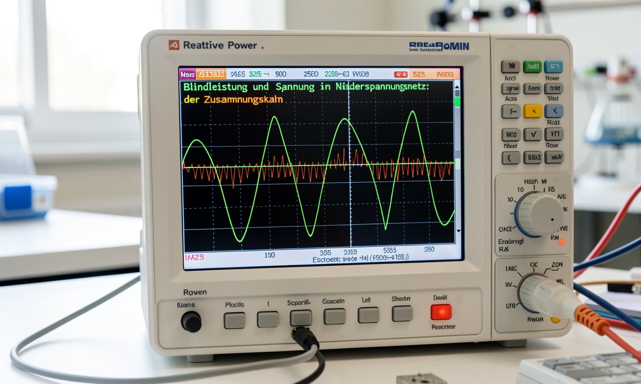 Blindleistung und Spannung im Niederspannungsnetz: der Zusammenhang