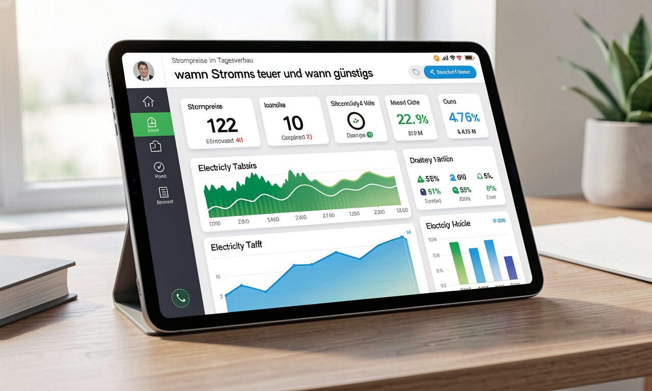 Strompreise im Tagesverlauf – wann Strom teuer und wann günstig ist