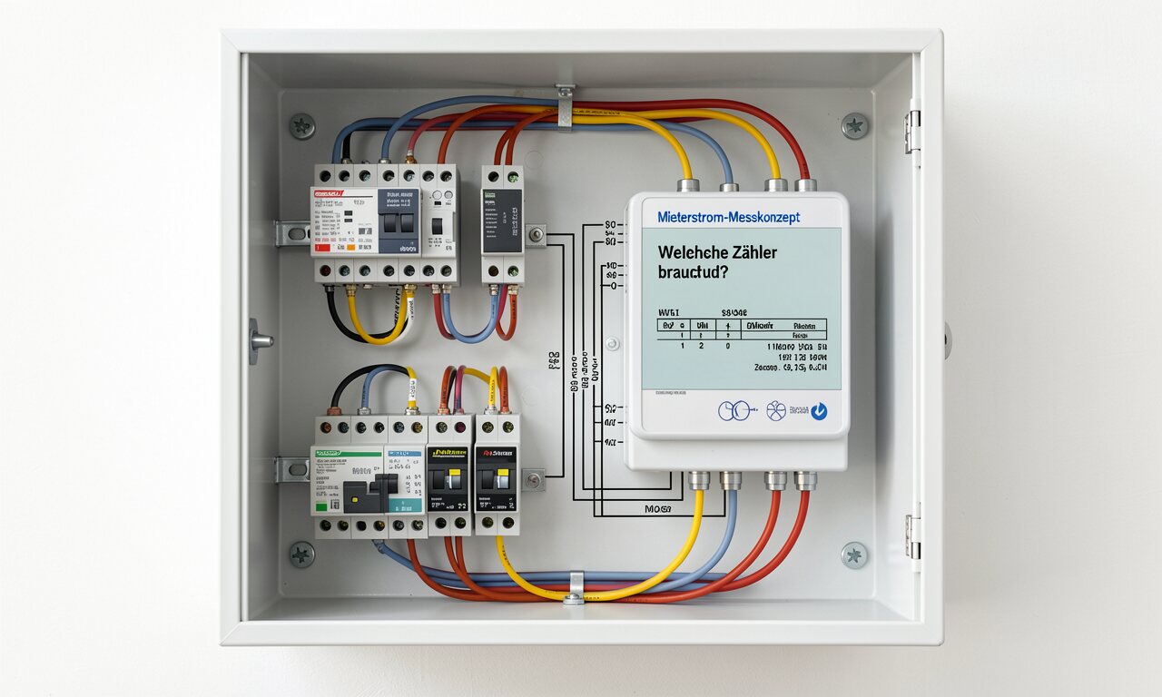 Mieterstrom-Messkonzept mit Echtzeit-Monitoring: welcher Wert kommt wann?