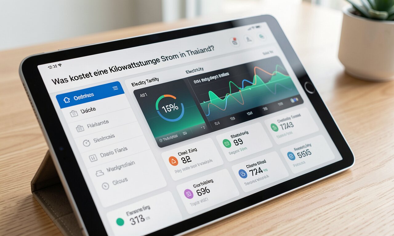 Was kostet eine Kilowattstunde Strom in Thailand?