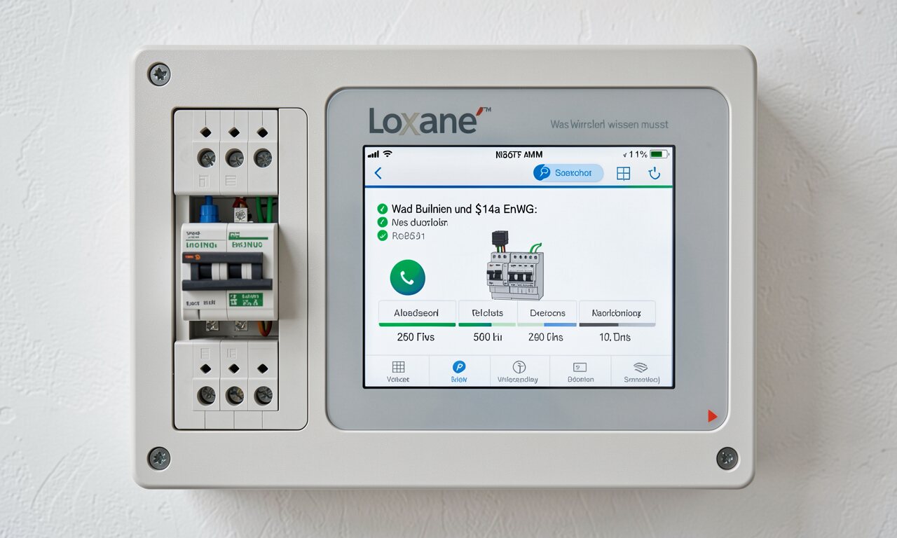Loxone und §14a EnWG: Was du wirklich wissen musst