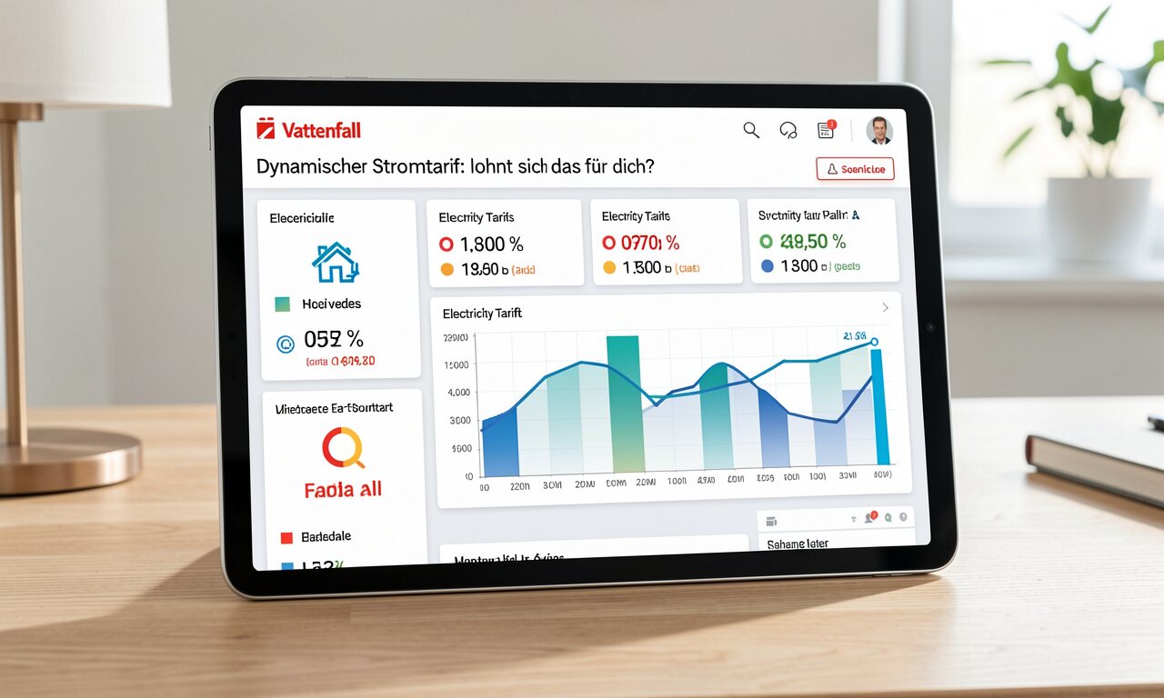 Vattenfall & dynamischer Stromtarif: lohnt sich das für dich?