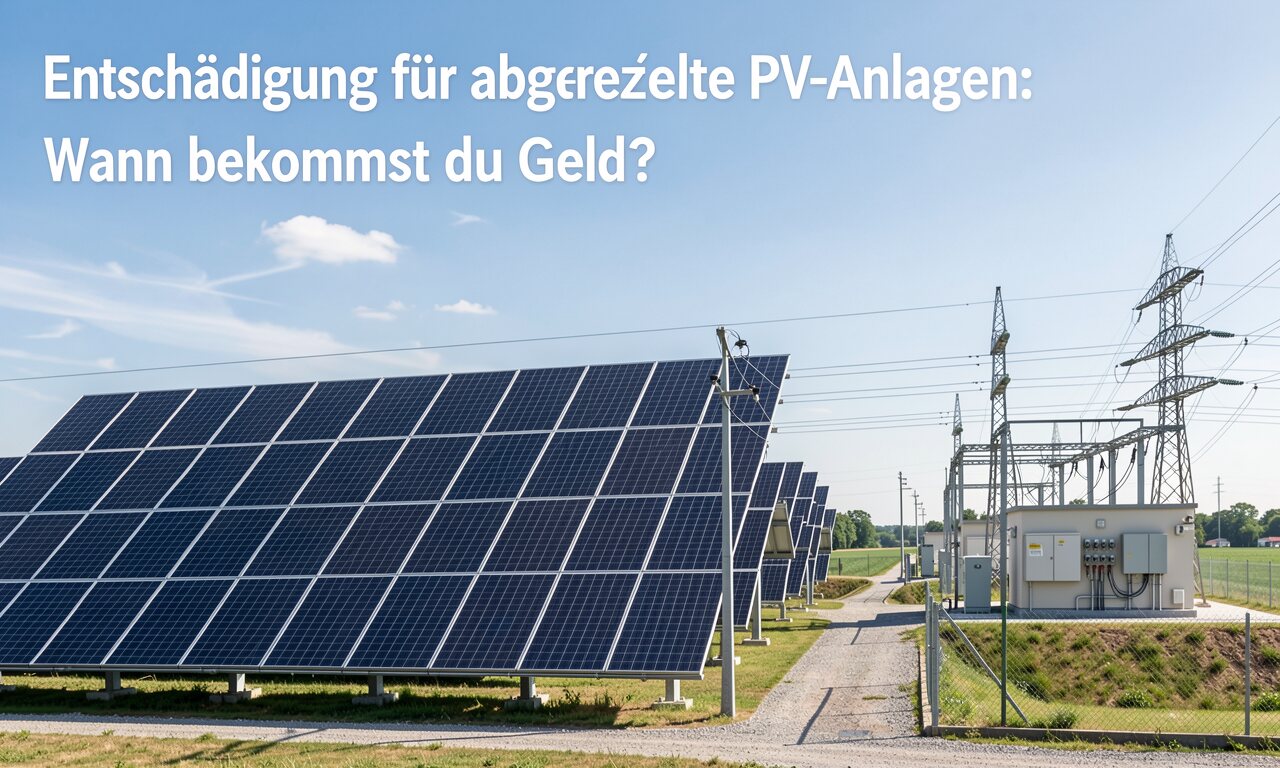 Entschädigung für abgeregelte PV-Anlagen: Wann bekommst du Geld?