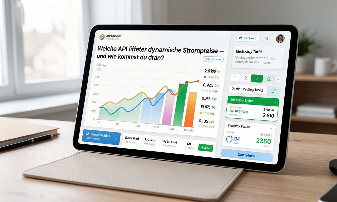 Welche API liefert dynamische Strompreise – und wie kommst du dran?