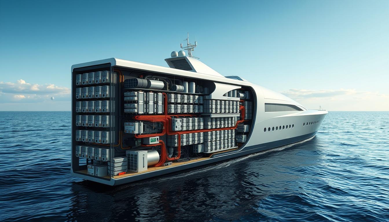 Batteriesystem Seeschiff