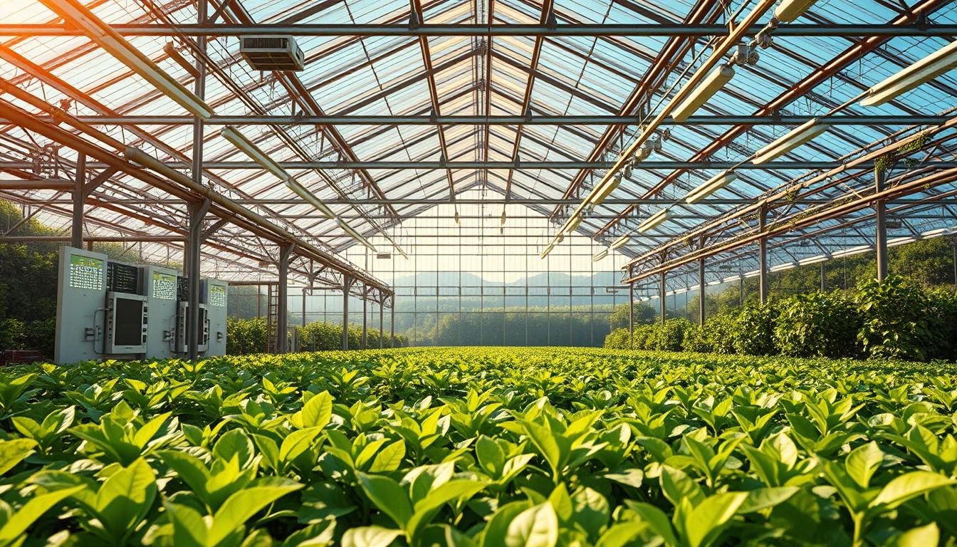 AI-enhanced greenhouses energy savings